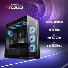 BaB računalo Inferno X (Ryzen 7 9800X3D, Liquid, RTX 5080, 32GB DDR5, 2TB SSD, RGB, Win11P) Powered