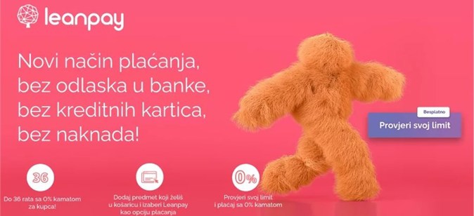 Stigao je leanpay! Samo tako. Superlako plaćanje na rate.