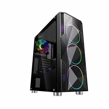 Kućište MS FIGHTER V315 gaming, 4x120 LED, USB3.0