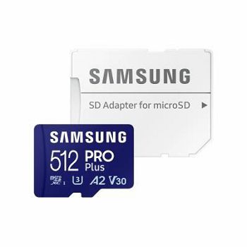 Memorijska kartica SD micro SAM PRO Plus 512GB + Adapter MB-MD512SA/EU