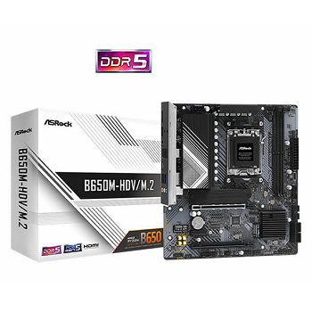 Matična AM5 Asrock B650M-HDV/M.2, DDR5