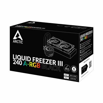 Vodeno hlađenje za procesor Arctic Liquid Freezer III 240 A-RGB(black), ACFRE00142A