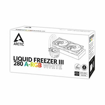 Vodeno hlađenje za procesor Arctic Liquid Freezer III 280 A-RGB(white), ACFRE00151A
