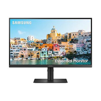 Monitor 24" SAMSUNG ODYSSEY LS24A400UJUXEN, IPS, 75Hz, 250cd/m2, 1.000:1, pivot, USB Hub, crni