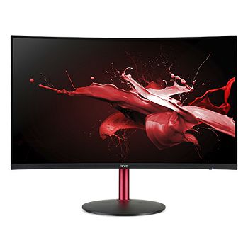 Monitor 31.5" LED ACER Nitro XZ322QUPbmiiphx, QHD, VA, 144Hz, 4ms, 400cd/m2, 100M:1, zakrivljeni, crni