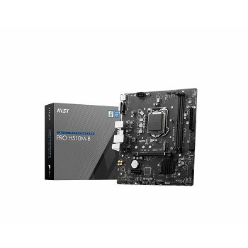 Matična ploča MSI Pro H510M-B, Intel H470, DDR4, mATX, s. 1200 - 10. Gen procesora