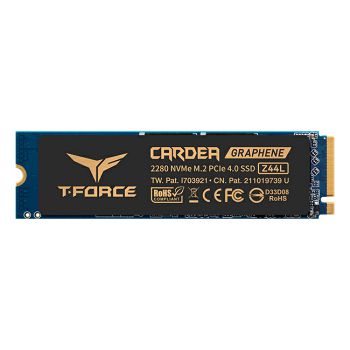 SSD 250GB TEAMGROUP Cardea Z44L NVMe M.2, hladnjak, TM8FPL250G0C127, maks. do 3300/1400 MB/s