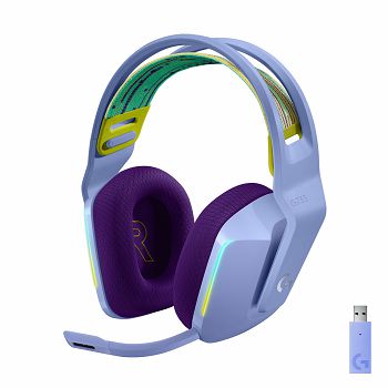 Slušalice LOGITECH Gaming G733 Lightspeed, RGB, bežične, lilac