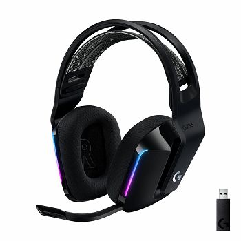 Slušalice LOGITECH Gaming G733 Lightspeed, RGB, bežične, crne