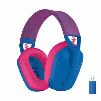 Slušalice LOGITECH Gaming G435 Lightspeed, USB-C, bežične, bluetooth,plavo-ljubičaste