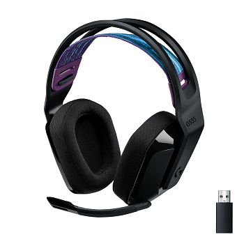 Slušalice LOGITECH Gaming G535 Lightspeed, bežične, crne