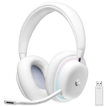Slušalice LOGITECH Gaming G735, RGB, bežične, bijele