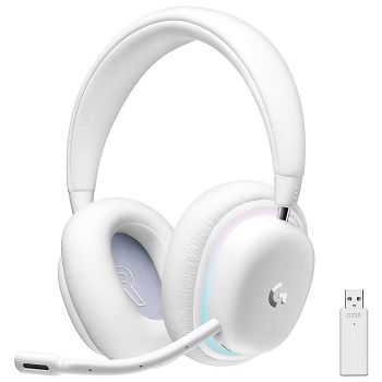 Slušalice LOGITECH Gaming G735, RGB, bežične, bijele