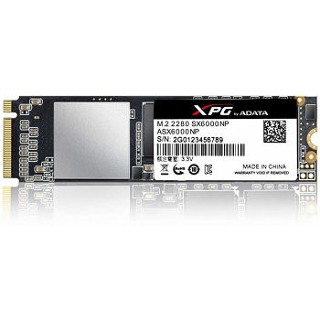 SSD 256GB AD SX6000PNP Pro PCIe M.2 2280