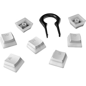 Dodatak za tipkovnice, HyperX Pudding Keycaps Full Set, HKCPXP-WT-US/G, bijele