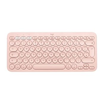 Tipkovnica LOGITECH K380 za Apple, Bluetooth, kompaktna, roza