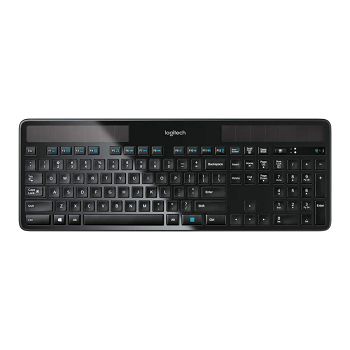 Tipkovnica LOGITECH K750, bežična, solarna, crna