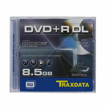 TRAXDATA OPTIČKI MEDIJ DVD+R DUAL LAYER 8X BOX 1