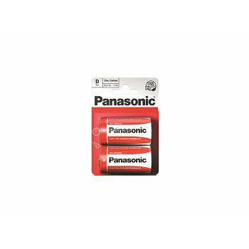 PANASONIC baterije R20RZ/2BP EU Zinc Carbon