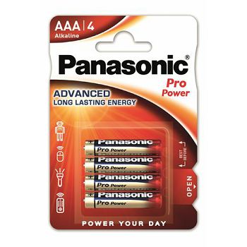 PANASONIC baterije LR03PPG/4BP Alkaline Pro Power