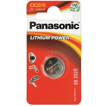PANASONIC baterije male CR-2016EL/1B