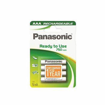 PANASONIC baterije HHR-4MVE/4BC, 750mAh, punj. Ready to use