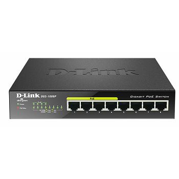 D-Link switch neupravljivi, DGS-1008P/E