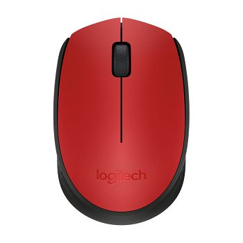 Miš LOGITECH M171, optički, bežični, crveni