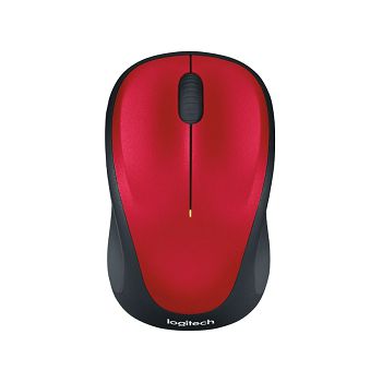 Miš LOGITECH M235, optički, bežični, Unifying receiver, crveni, USB