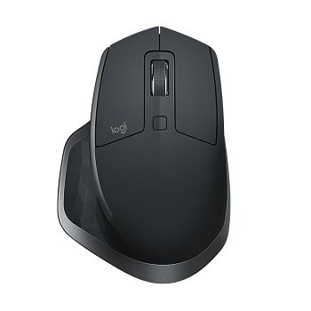 Miš LOGITECH MX Master 2S, laserski, bežični, BT, Unifying receiver USB, graphite