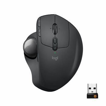 Miš LOGITECH MX Ergo, optički, trackball, bežični, USB, sivi