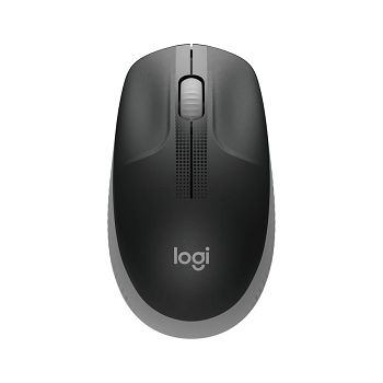 Miš LOGITECH M190, optički, bežični, 1000dpi, crno-sivi