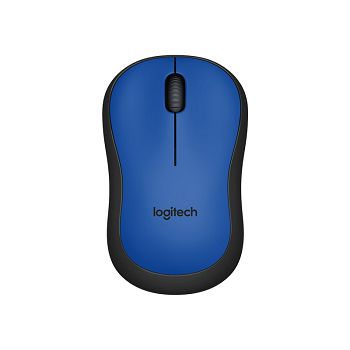 Miš LOGITECH M220 Silent, optički, bežični, plavi, USB