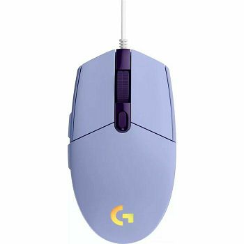 Miš LOGITECH Gaming G102 Lightsync, optički, 8000dpi, lilac, USB