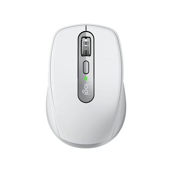 Miš LOGITECH MX Anywhere 3 za Apple, laserski, bežični, BT, Unifying receiver USB, pale gray