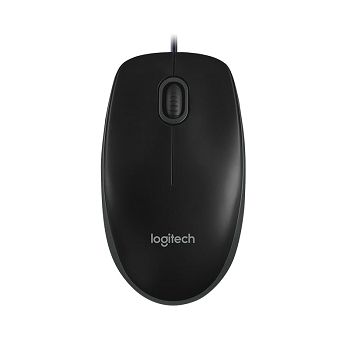 Miš LOGITECH B100, OEM, optički, crni, USB