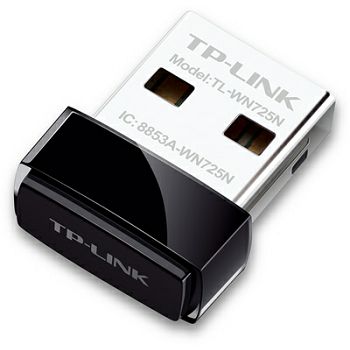Mrežna kartica adapter USB2.0, TP-LINK TL-WN725N, Nano adapter, 150Mbps, 802.11n/b/g, za bežičnu mrežu