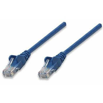 Intellinet prespojni mrežni kabel Cat.5e UTP PVC 1m plavi