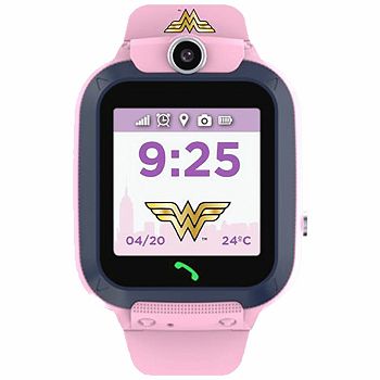 Pametni sat DC WONDER WOMAN SmartWatch, touch, SIM card, vodootporan, kamera, SOS tipka, ružičasti