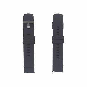 Zamjenski remen MEANIT za smartwatch, 20mm, crni