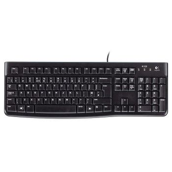 Tipkovnica LOGITECH K120, crna, USB, retail