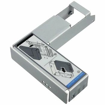 Hard Drive Bracket Converter 2.5" to 3.5". Install a 2.5" SATA/SAS/SSD drive in the 3.5" Tray