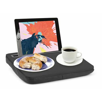 SATZUMA držač za tablet i laptop s jastučićem, crni