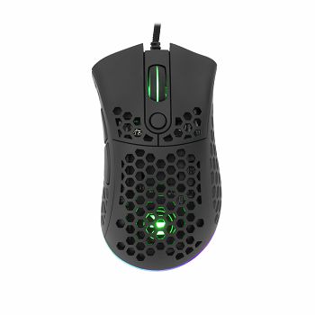 ESHARK profesionalni RGB gaming miš ESL-M6 SHURIKEN crni 19.000dpi