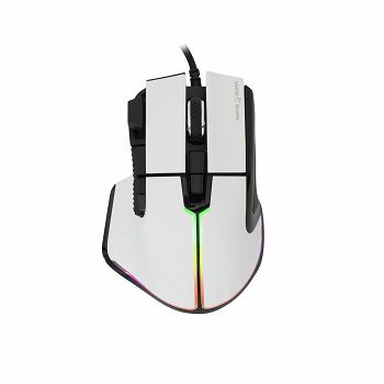 WHITE SHARK RGB gaming miš GM-9006 MARROK bijeli 12.000dpi