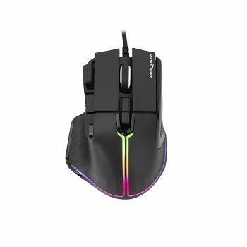 WHITE SHARK RGB gaming miš GM-9006 MARROK crni 12.000dpi