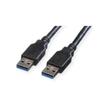 Roline USB3.2 Gen 1 kabel, TIP A-A M/M, 3.0m, crni