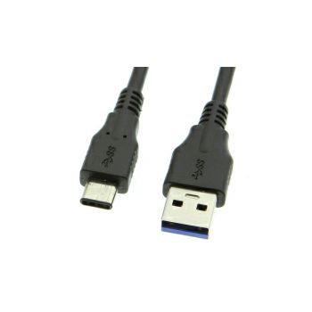 Roline USB3.1 kabel TIP A-C M/M, 0.5m, crni