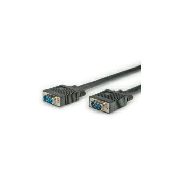 Roline VGA HQ kabel, HD15 M/M, 10m, crni