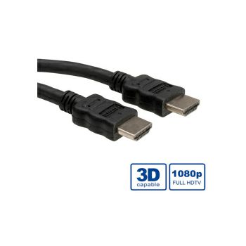 Roline HDMI kabel sa mrežom, HDMI M - HDMI M, 10m